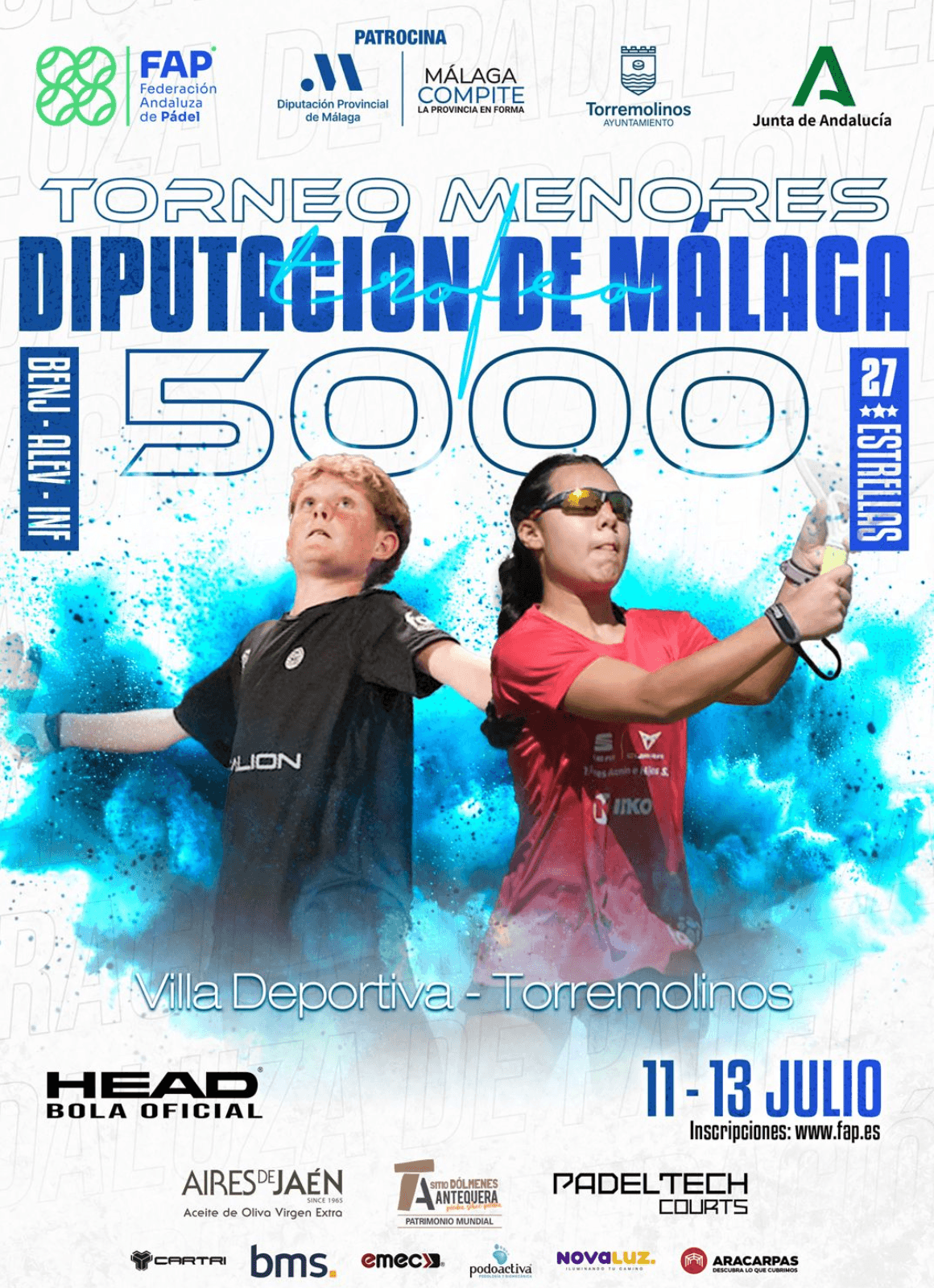Torneo de Menores 5000 de Pádel en Torremolinos 2025 Poster