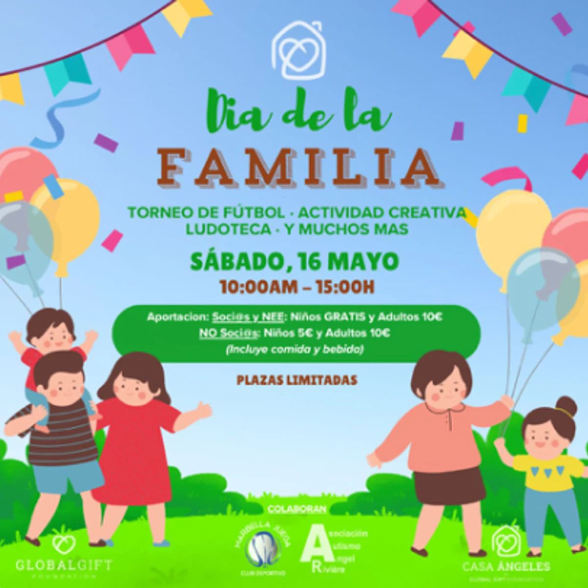 Día de la Familia en Casa Ángeles Póster