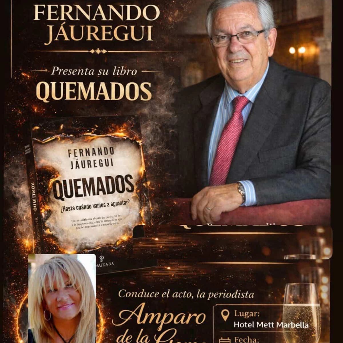 “Quemados” Book Presentation with Fernando Jáuregui Poster