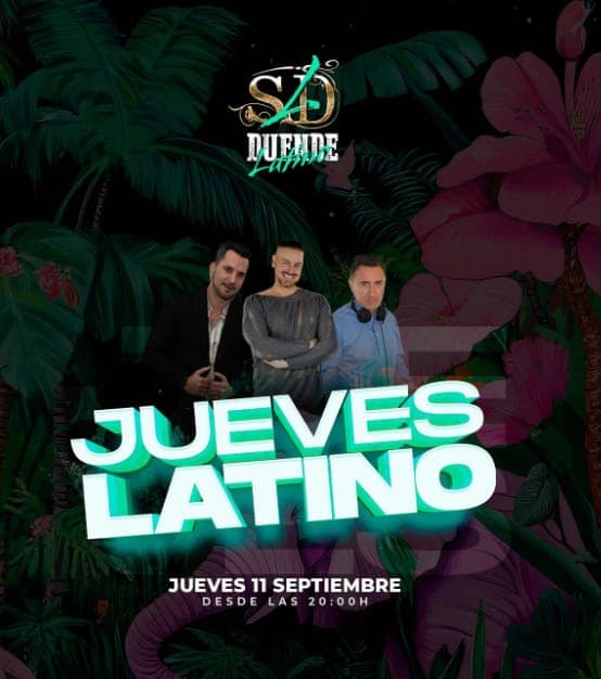 Jueves Latino — Salsa, Bachata & Reguetón Póster