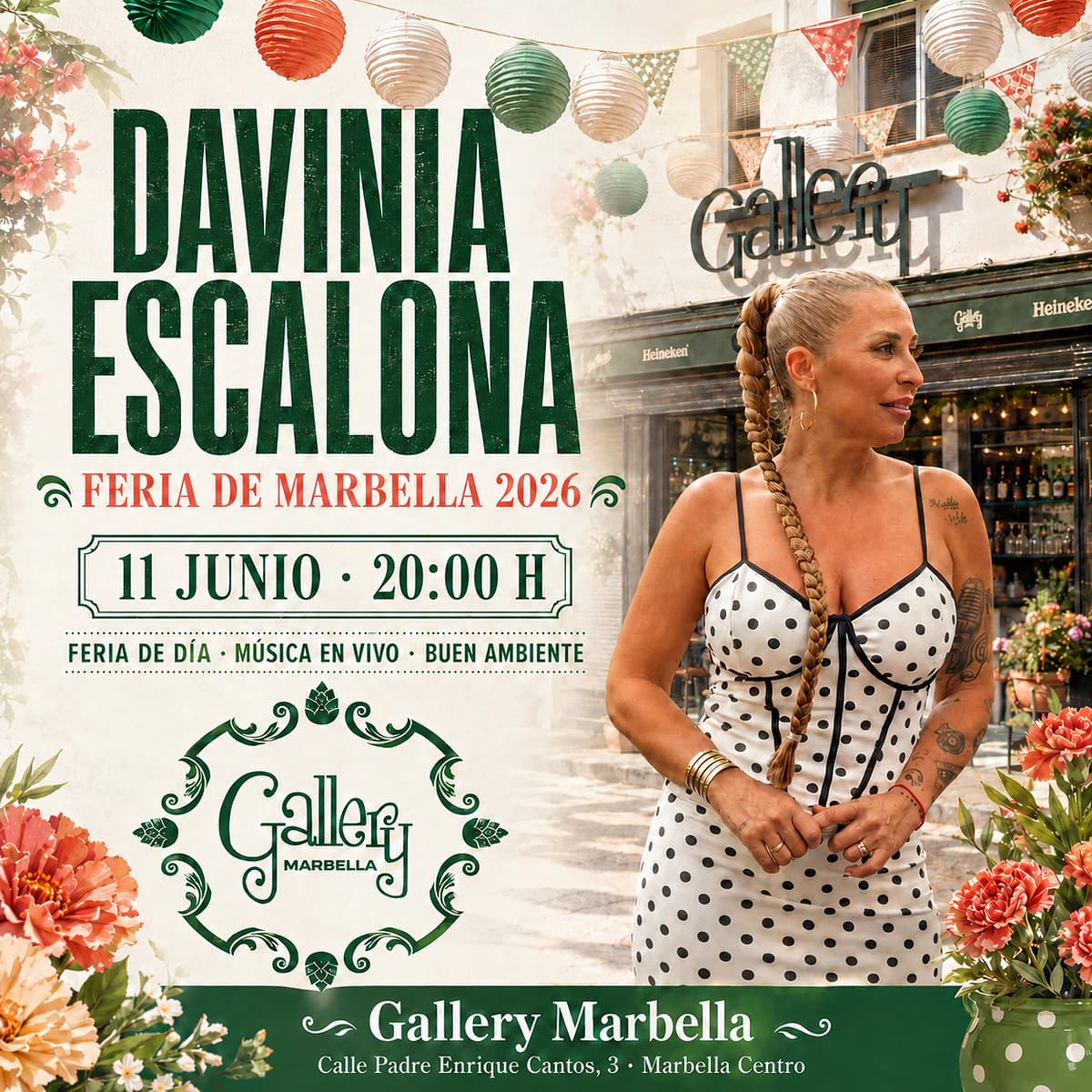 Feria de Día con Davinia Escalona en vivo Póster