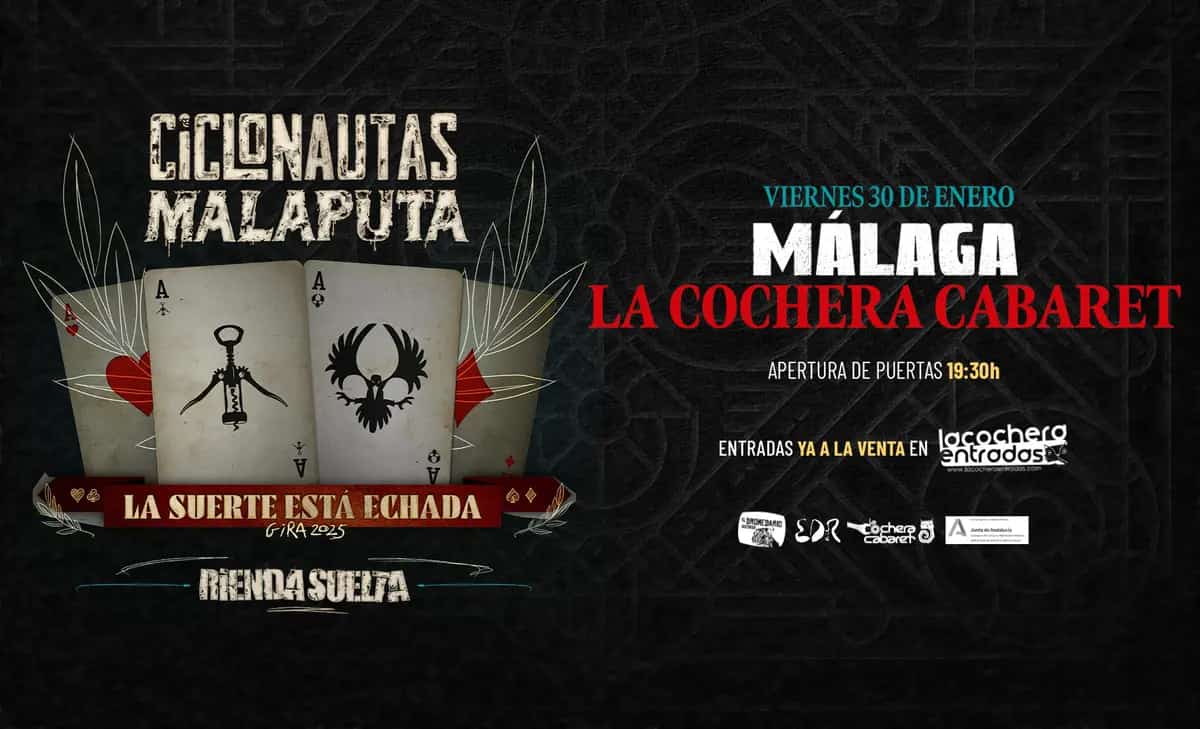 Rienda Suelta, Ciclonautas y Malaputa en vivo