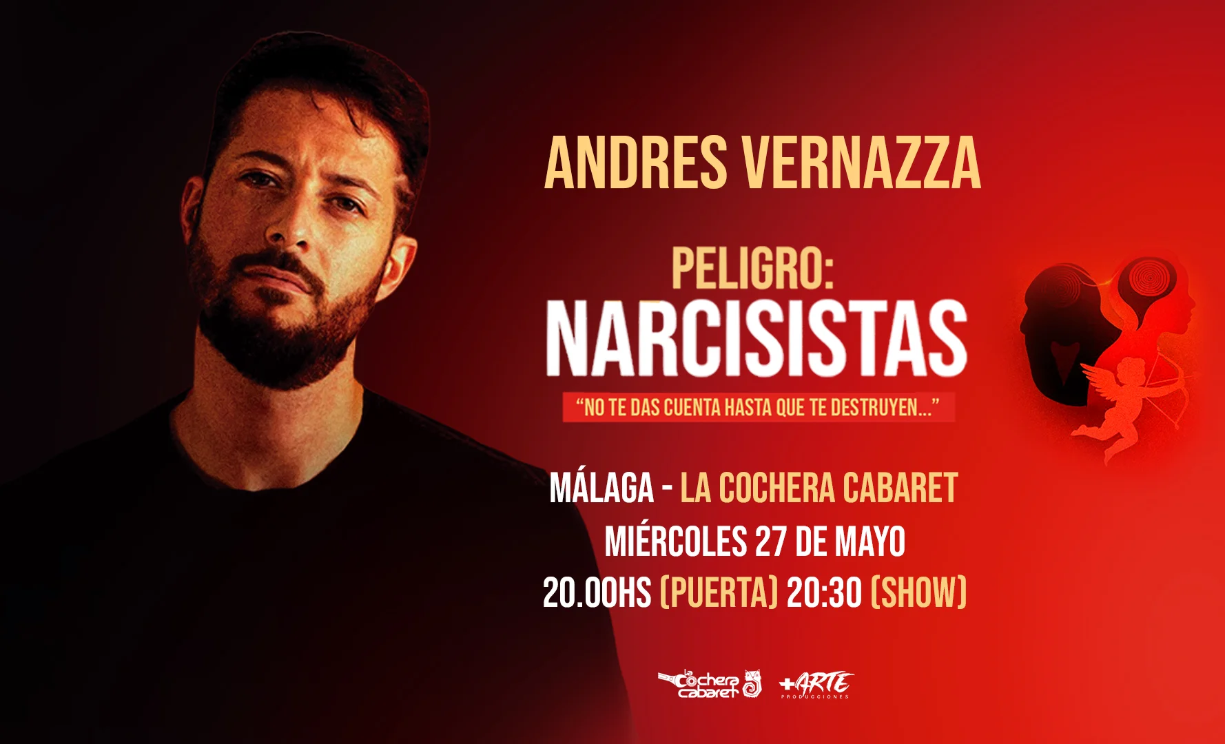 Andrés Vernazza – Danger: Narcissists Poster