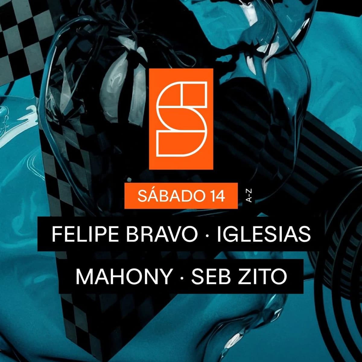 Iglesias, Mahony & Seb Zito – Noche en Studio Club Póster