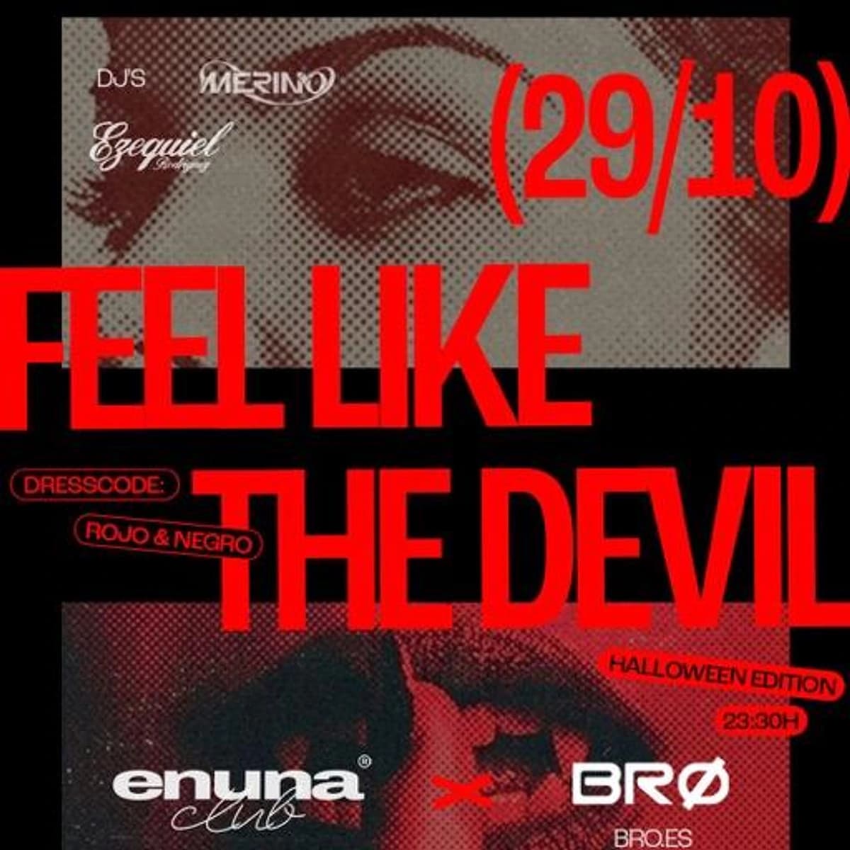 ENUNA Halloween: Feel Like the Devil en BRØ Póster
