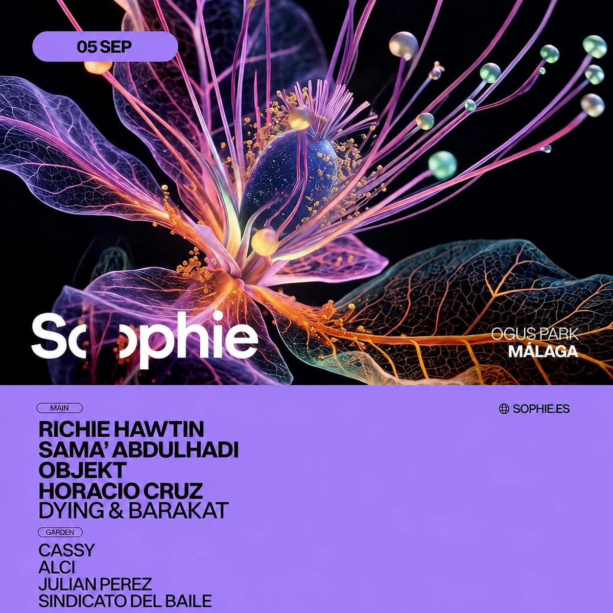 Richie Hawtin lidera Sophie CH#6 junto a Sama' Abdulhadi y Objekt Póster