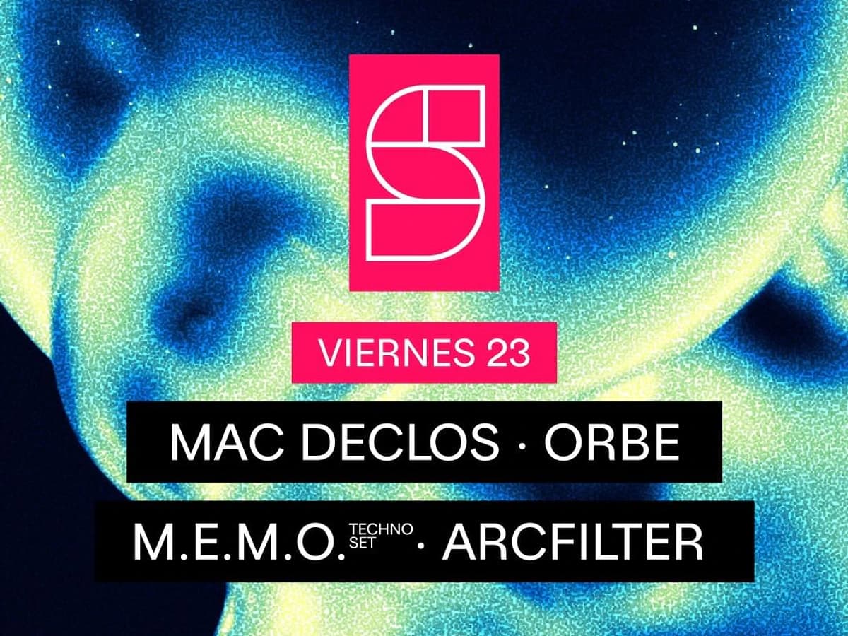 Studio Club Invita: MAC DECLOS & ORBE Póster