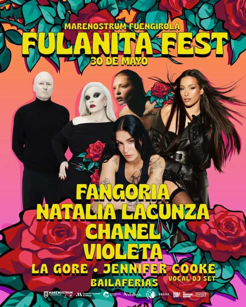 Fulanita Fest 2026 in Málaga with live LBTQ+ music performances by women artists at Marenostrum Fuengirola