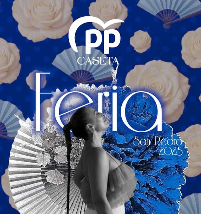 Event poster of Davinia Escalona with PP logo in San Pedro Fair site