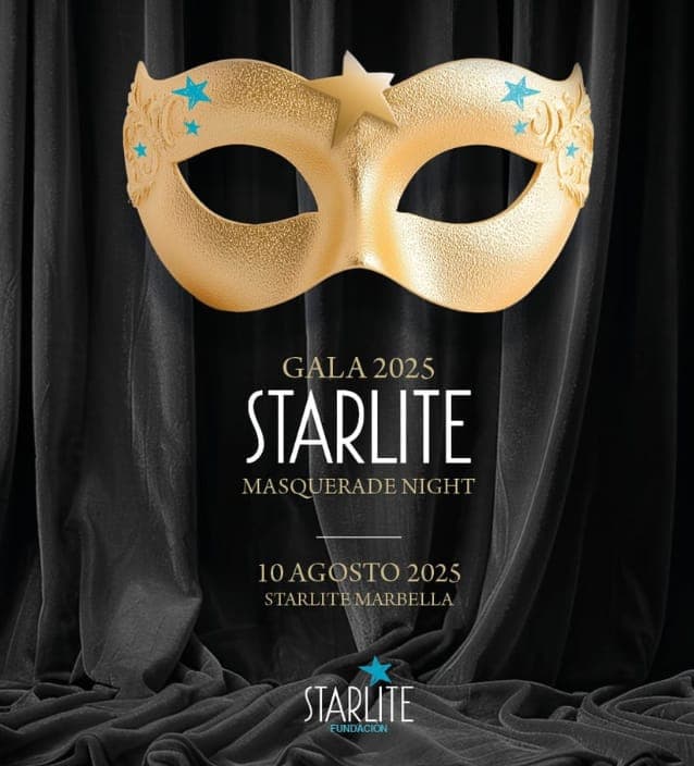 Gala Starlite 2025 en Marbella: Masquerade Night con Antonio Banderas y Sandra García-Sanjuán Póster