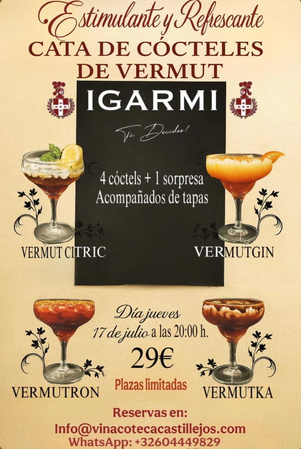 Vermut Cocktails Tasting Poster