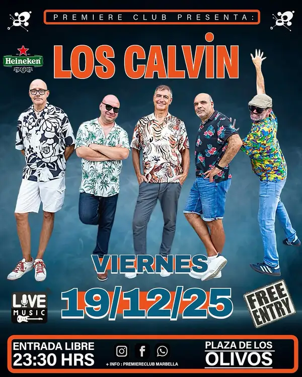 The Calvins Concert Poster