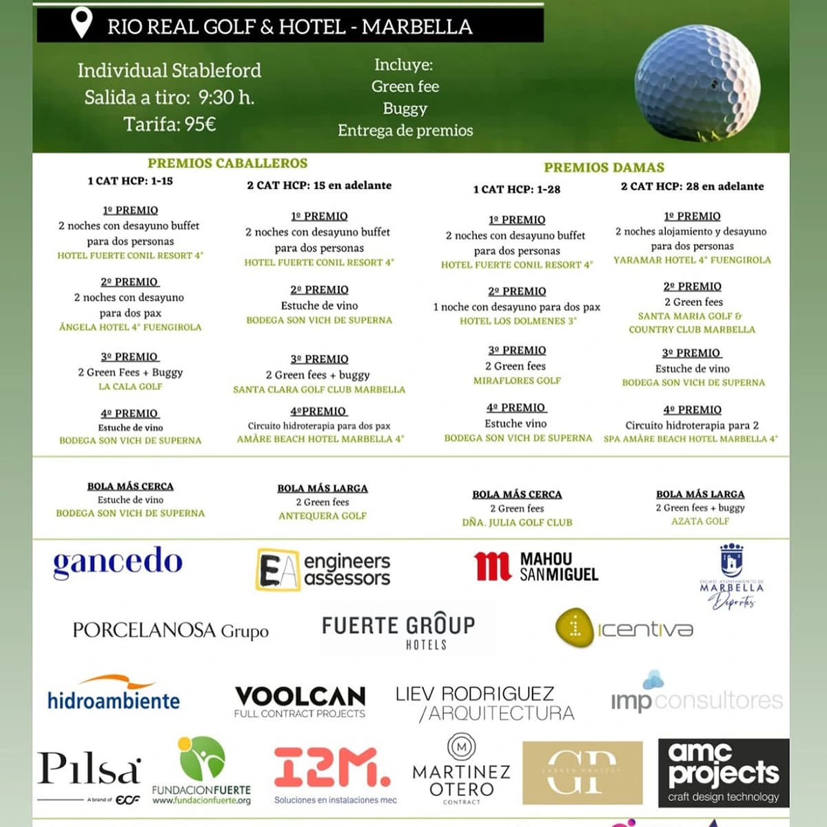 Charity Golf Tournament – Swing for a Cause Poster
