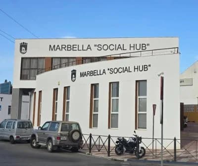 Fachada del Marbellup, sede del StartUps Festival Marbella 2025, primer hackathon turístico de Marbella