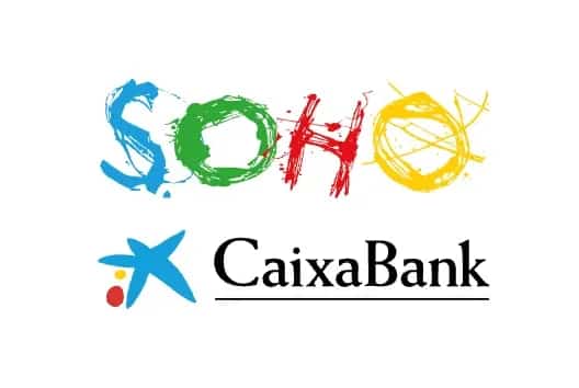 Logo of Teatro del Soho CaixaBank, a historic theater in Málaga.