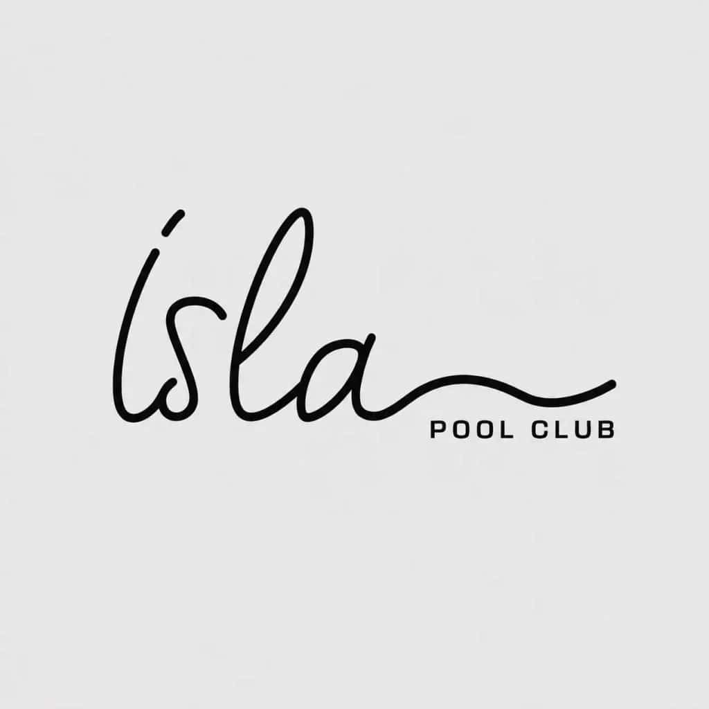 Official logo of Isla Pool Club Malaga.