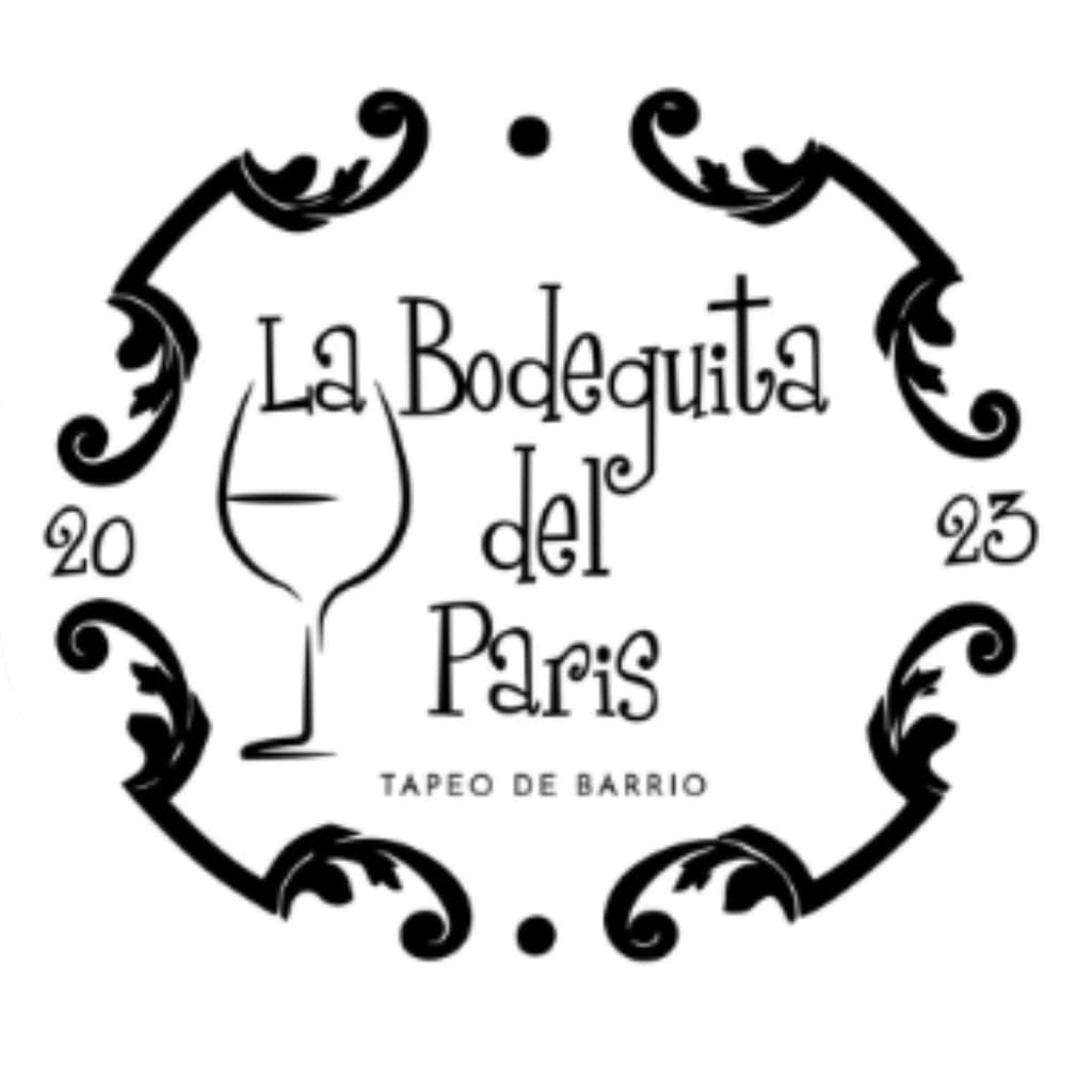 Logotipo de La Bodeguita del Paris, tapeo de barrio en San Pedro Alcántara.