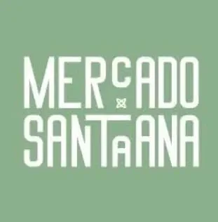 Logo oficial de Mercado Santa Ana, mercado gastronómico en Estepona con restaurantes, bebidas y experiencias.