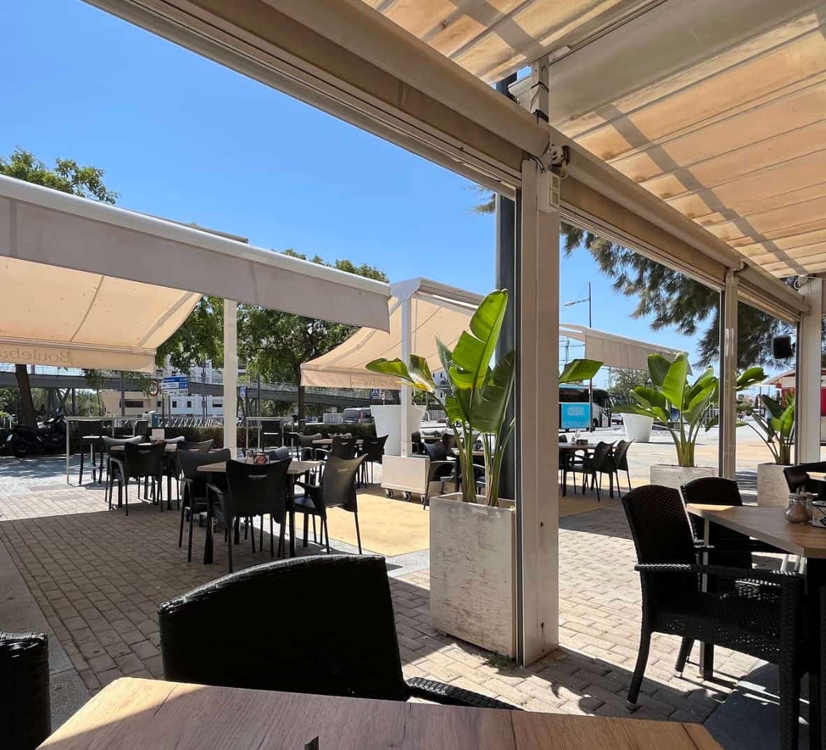 Boulebar Café seating area